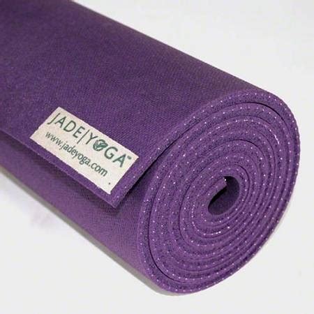 Jade Yoga Harmony Professional Yoga Mat 24" x 74" - Purple