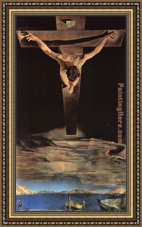 Salvador Dali Christ of saint john of the cross Framed Painting for ...