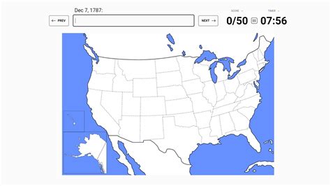 Sporcle US states