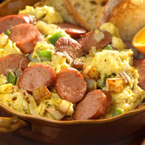 Scrambled Eggs With Sausage - Envirofit