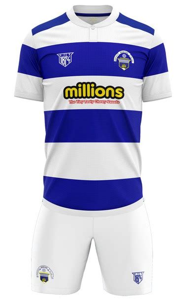 New Greenock Morton Strip 2020-21 | GMFC & 1874 unveil fan designed home kit | Football Kit News