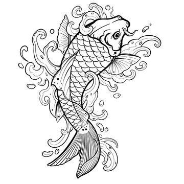 Japanese Koi Fish Tattoo Wallpaper