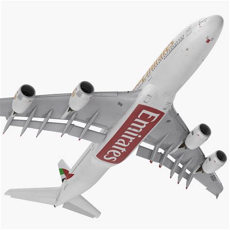 airbus a380-1000 emirates rigged x