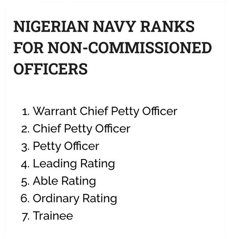 Know The Ranks(hierarchy) In Nigerian Navy - Politics - Nigeria