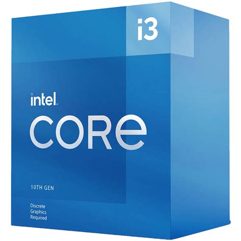 Intel® Core™ i3-10105F Processor (6M Cache, up to 4.40 GHz) (3Y) – SL ...