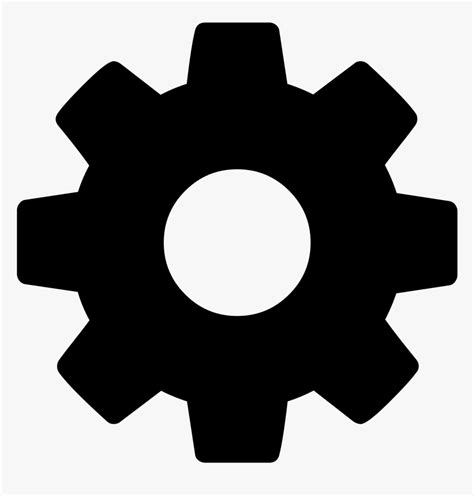 Cog Icon Vector Clipart - Cog Svg, HD Png Download - kindpng