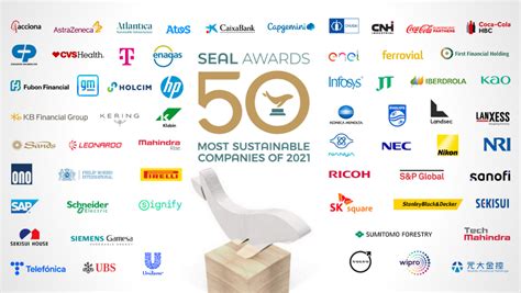 Top 50 Most Sustainable Companies in the world honored at 2021 SEAL ...