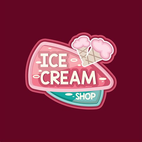 Ice Cream Cute Logos