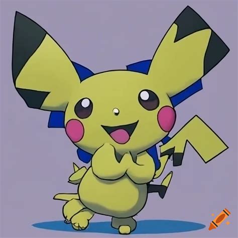 Pichu, the pre-evolution of pikachu