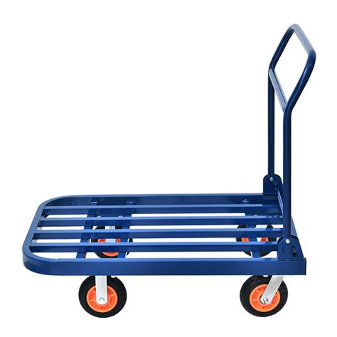 Buy Flatbed Trolley Truck Warehouse Pull Cargo Handling Logistics Trolley Four-Wheeled Transport ...