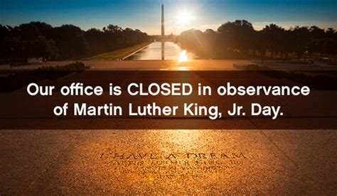 Office Closed - MLK Day - NC REALTORS®