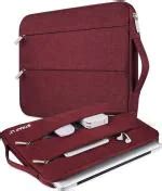Buy Straplt Red Polyester Waterproof Laptop Bag Sleeve Case Cover With Protective Handle For 15. ...
