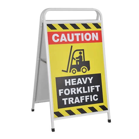 Forklift Safety Signs – Dual-Sided - Ships Same Day ¦ Slimline Warehouse