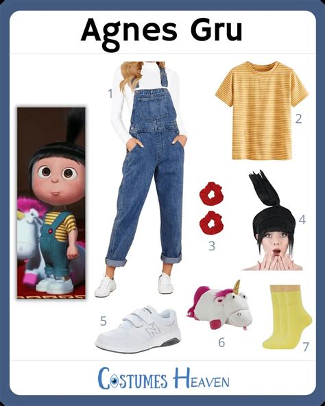 Agnes Gru Costume For Cosplay & Halloween 2024