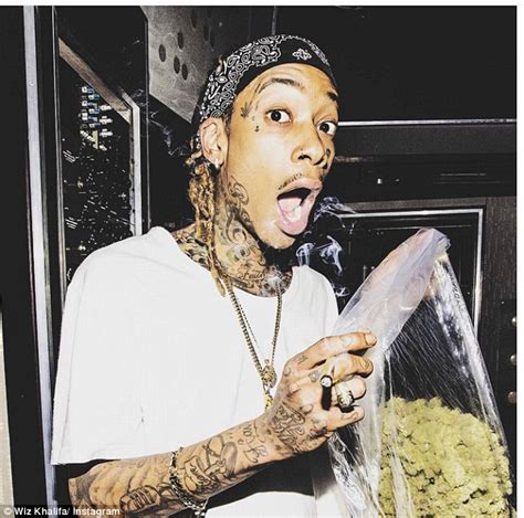 Wiz Khalifa announces he's creating a line of marijuana products | Daily Mail Online