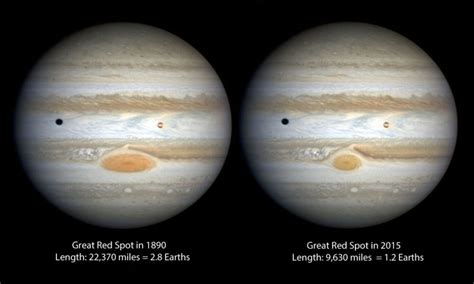 Jupiter's Red Spot gets taller as it shrinks | Space | EarthSky