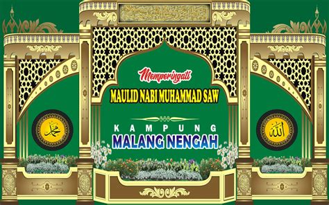 Spanduk Maulid Nabi Muhammad SAW Tahun 2023 | Spanduk Maulid 2023 ...