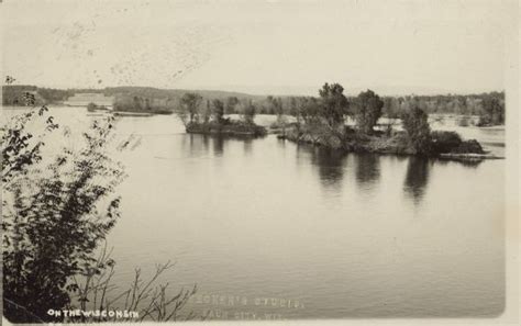 On the Wisconsin | Postcard | Wisconsin Historical Society