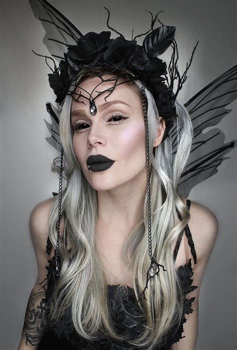 Dark Fairy Headpiece, Dark Fairy Crown, Festival Headpiece, Costume ...