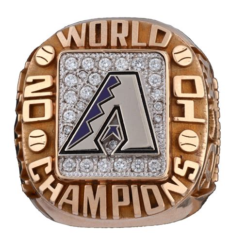 Lot Detail - 2001 ARIZONA DIAMONDBACKS WORLD SERIES RING.