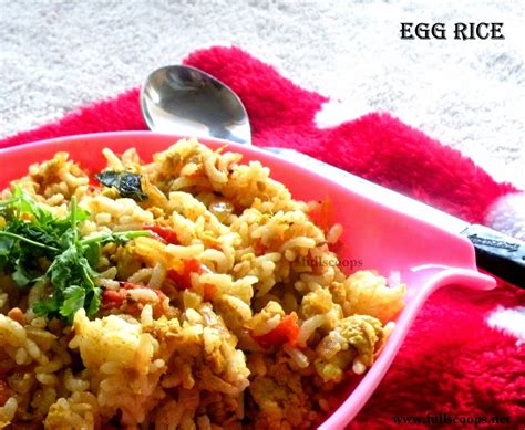 Masala Egg Rice ~ Full Scoops - A food blog with easy,simple & tasty recipes!