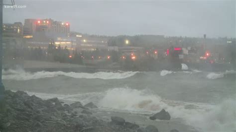 Duluth storm brings massive waves, flooding and power outages | kare11.com