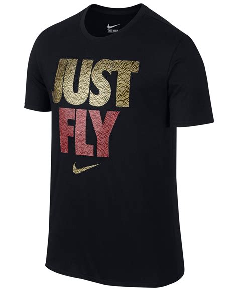 Lyst - Nike Graphic T-shirt in Black for Men