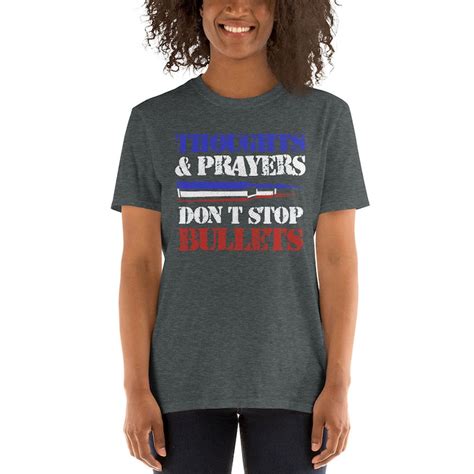 Thoughts Prayers Don't Stop Bullets Anti Gun Gun Control - Etsy