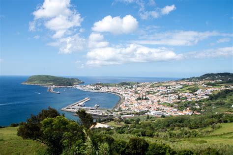 View of Horta Moving Clouds, Time To Leave, On A Clear Day, Azores, Portugal Travel, Self ...