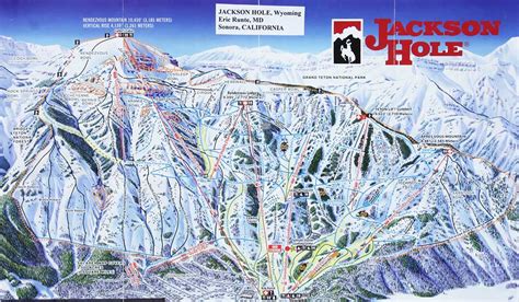 Jackson Hole Ski Area Trail Map