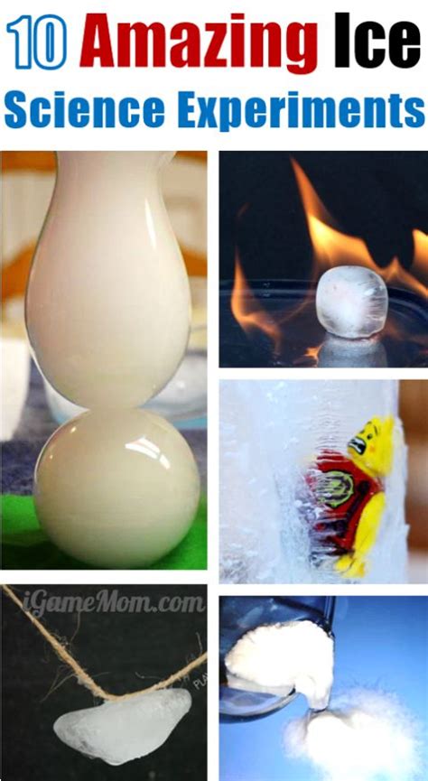 10 Amazing Science Experiments with Ice Kids Love