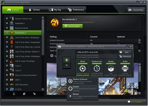 How to record gameplay with nvidia shadowplay - steelose