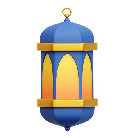 3d Islamic Lantern 27395751 PNG