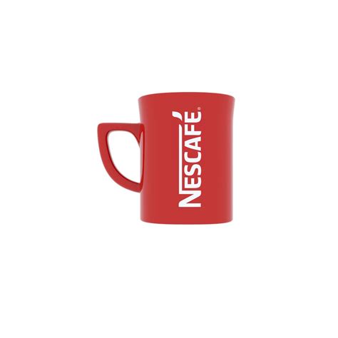 Red Mug Nescafe 3D - TurboSquid 1726848