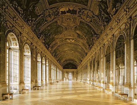 The Galerie Des Glaces Hall Of Mirrors Versailles Photograph by Jules Hardouin Mansart