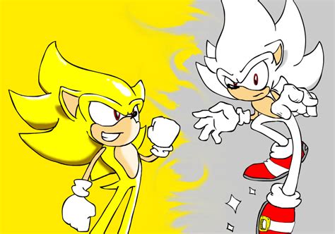 Super Sonic And Hyper Sonic by ChrisRWS on DeviantArt