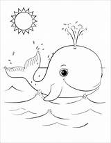 Tremendous Blue Whale Coloring Page  ColoringBay sketch template