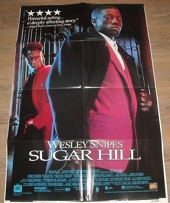 SUGAR HILL MOVIE POSTER 27x40 Wesley Snipes Michael Wright Theresa ...