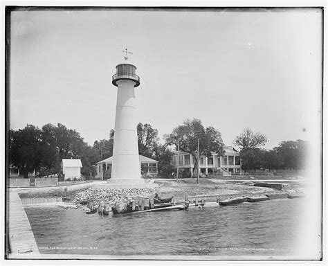 Biloxi Lighthouse in Biloxi, Harrison County, United States ...