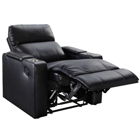 Movie Theater Recliner Men Leather Black Oversized Best Big and Tall ...