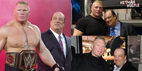 WWE Wrestler Brock Lesnar & Paul Heyman's Real Life Friendship, Explained