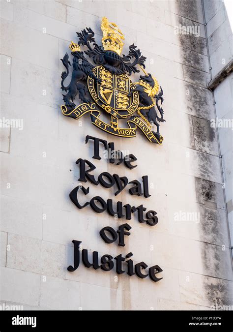 The High Court, Royal Courts Of Justice, London, England, UK, GB Stock ...