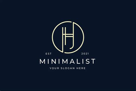 Minimalist Letter H Elegant Logo Design Graphic by BlackSweet · Creative Fabrica