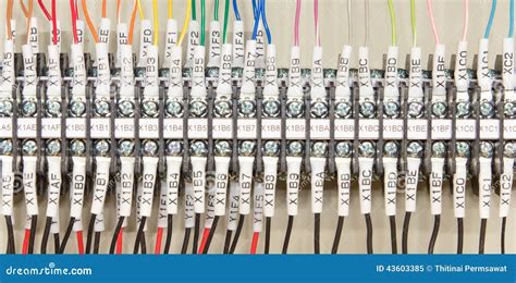 Wiring PLC stock image. Image of consumption, board, industrial - 43603385