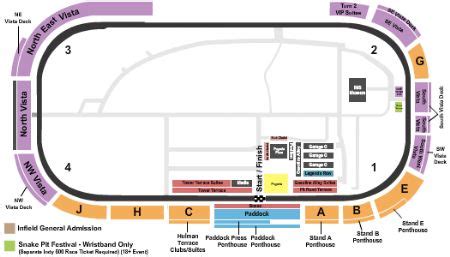 2023 Indianapolis 500 Tickets - Section TOWER TERRACE 67 Row LL - 5/28 ...