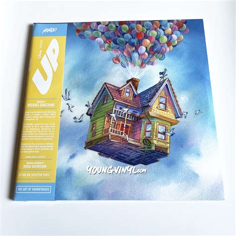 UP Original Motion Picture Soundtrack Vinyl Teal w/ Rainbow Splatter 2LP Sealed Mondo - Young Vinyl