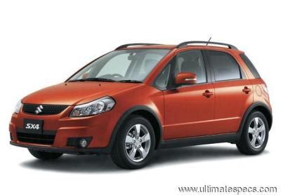 Suzuki SX4 2.0 DDiS 4x4 GLX Technical Specs, Fuel Consumption, Dimensions