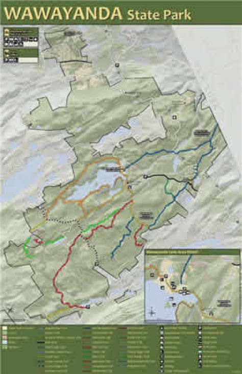 Wawayanda State Park Hiking Trail Map - Printable Map