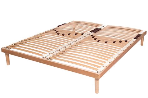 Double Row Ergonomic Slatted Bed Base Elite with Sprung Slats