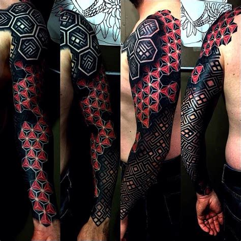 Pin by Sam ARKADS on polka trash | Cool tattoos for guys, Geometric sleeve tattoo, Full sleeve ...